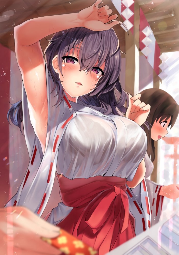 【二次】巫女服を着た女の子の画像